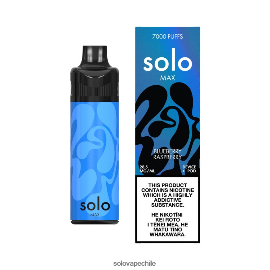 Solo MAX kit de cápsulas frambuesa arándano - Vape Solo Sabores 8F8P0465