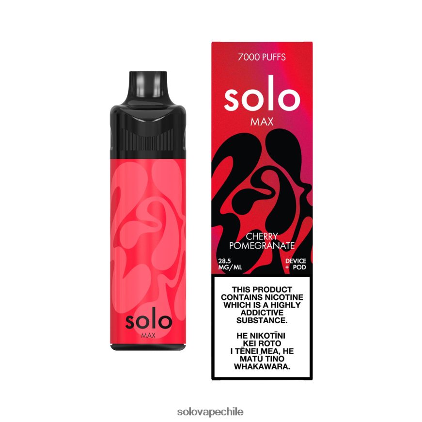 Solo MAX kit de cápsulas granada cereza - Solo Vape Chile 8F8P0466