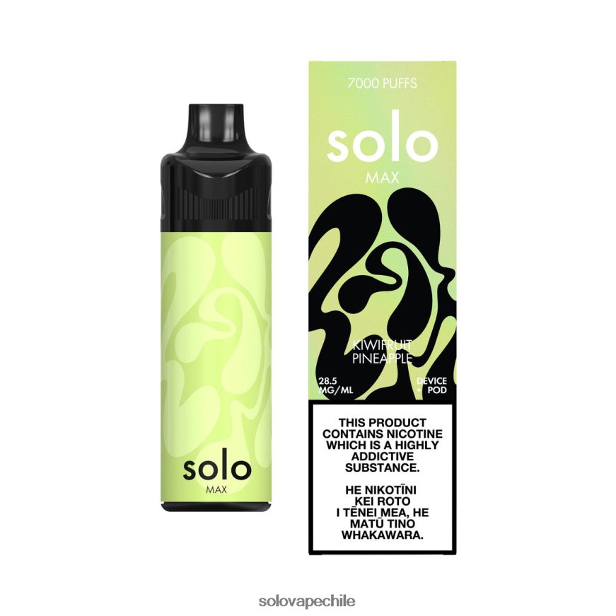 Solo MAX kit de cápsulas kiwi piña - Vape Solo Sabores 8F8P0468