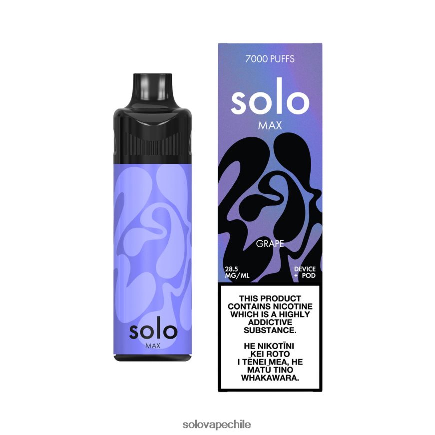 Solo MAX kit de cápsulas uva - Vape Solo Desechable 8F8P0467