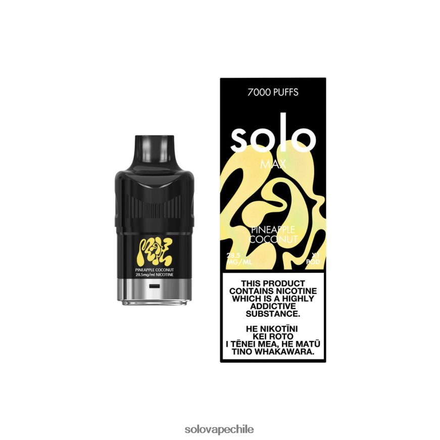 Solo MAX vaina coco piña - Vape Solo Desechable 8F8P0475