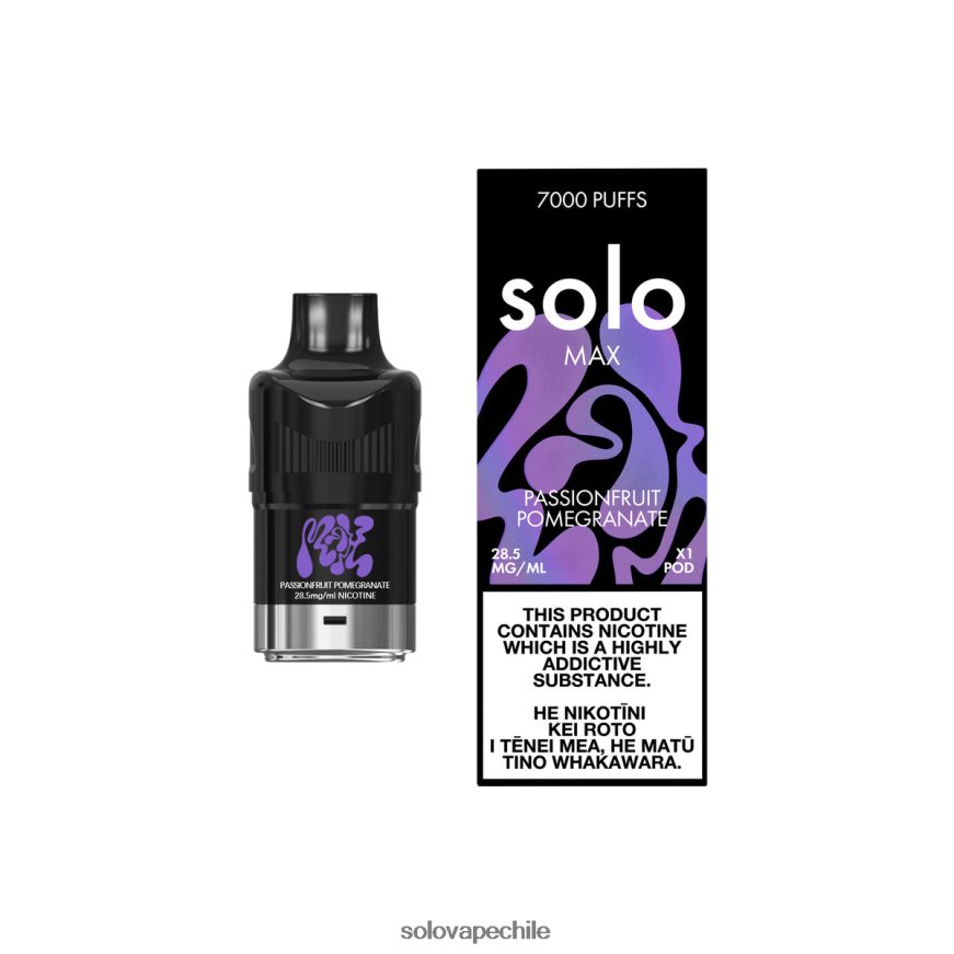 Solo MAX vaina granada de maracuyá - Vape Solo Sabores 8F8P0489