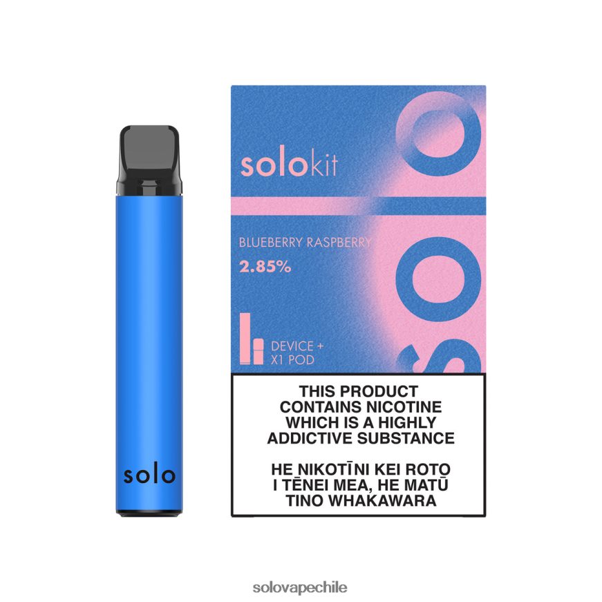 Solo kit de cápsulas frambuesa arándano - Vape Solo Desechable 8F8P0443