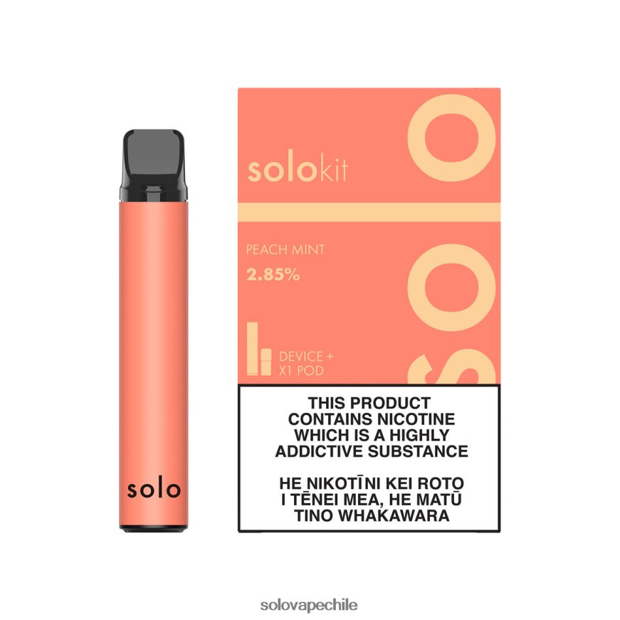 Solo kit de cápsulas menta durazno - Vape Solo Sabores 8F8P0444