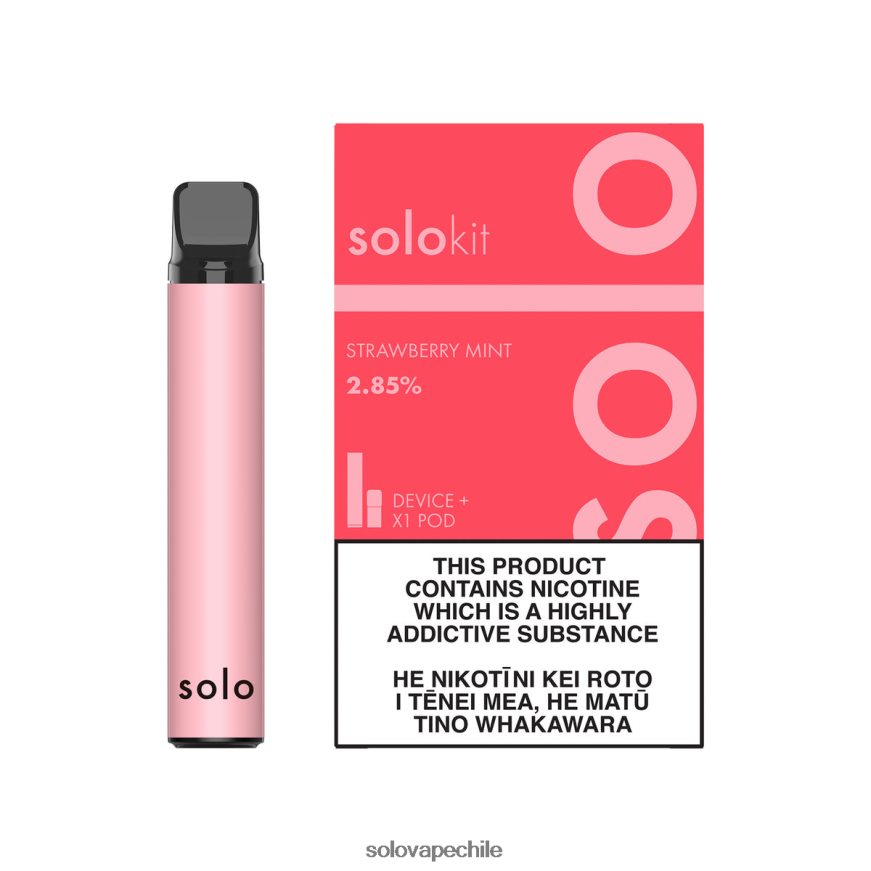 Solo kit de cápsulas menta fresa - Vape Solo Sabores 8F8P0441
