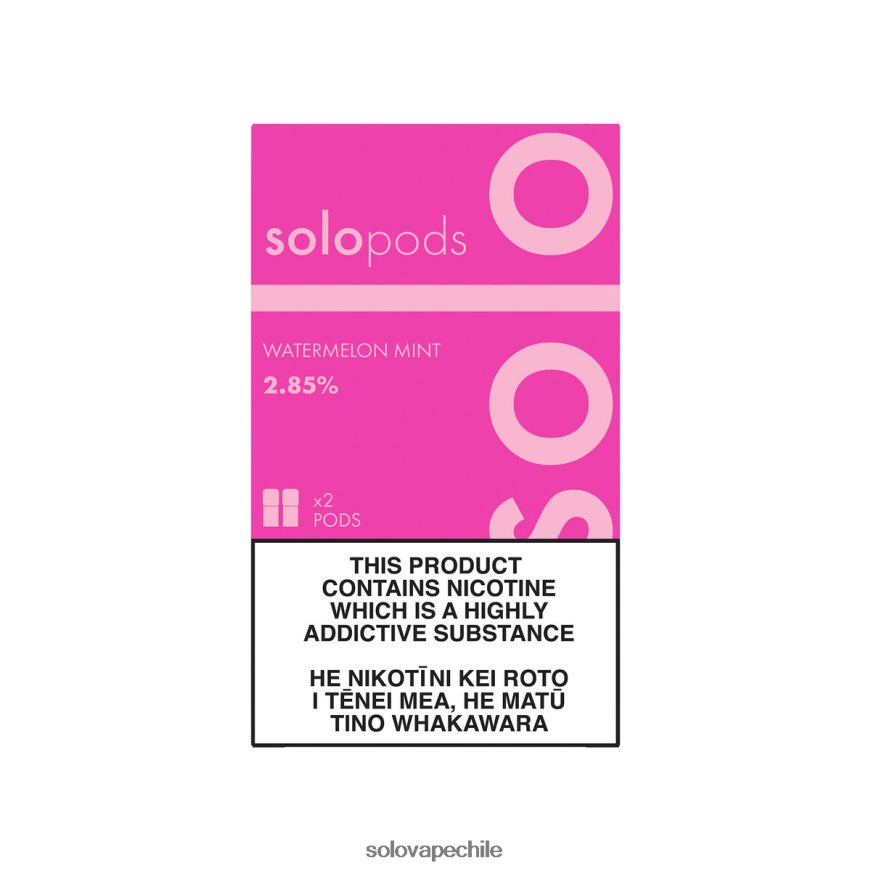 Solo paquete de 2 cápsulas de repuesto sandia menta - Solo Vape Near Me 8F8P0461