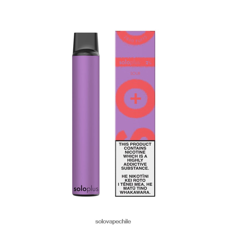 Solo Plus vaporizador desechable agrio - Vape Solo Sabores 8F8P0425