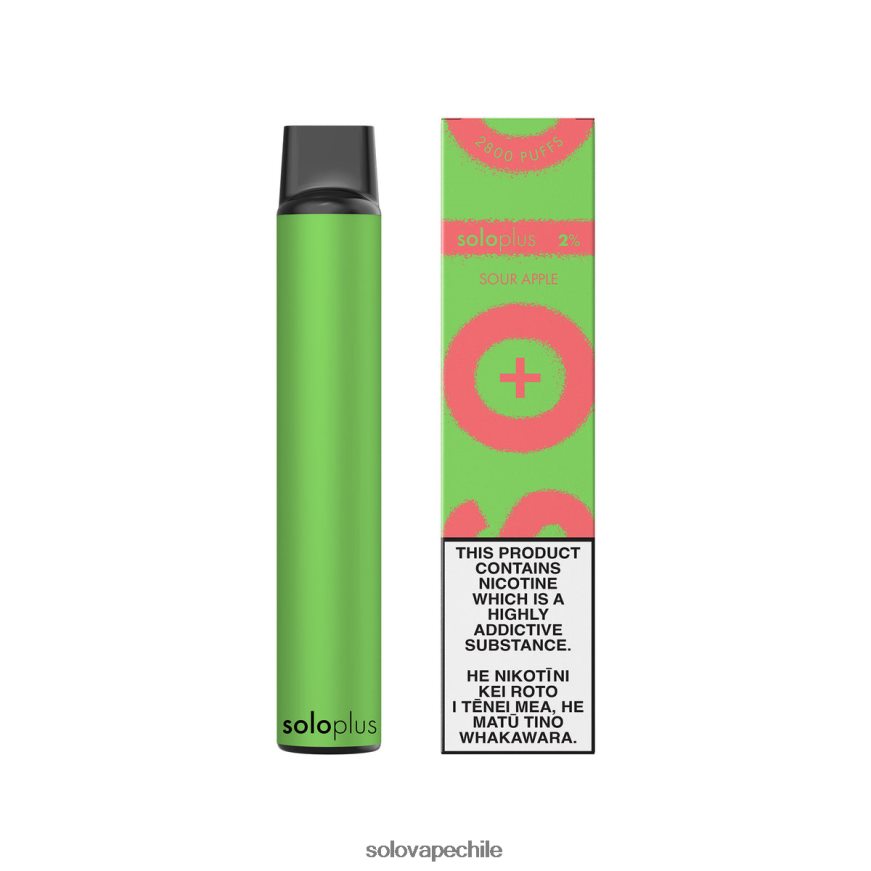 Solo Plus vaporizador desechable manzana agria - Solo Vape Price 8F8P0430