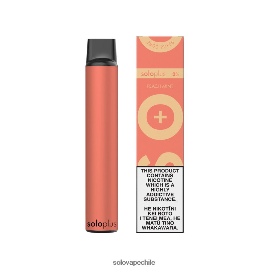 Solo Plus vaporizador desechable menta durazno - Solo E Cigarette 8F8P0423
