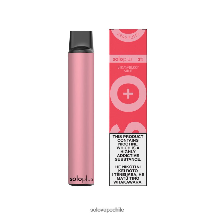 Solo Plus vaporizador desechable menta fresa - Solo Vape Chile 8F8P0426