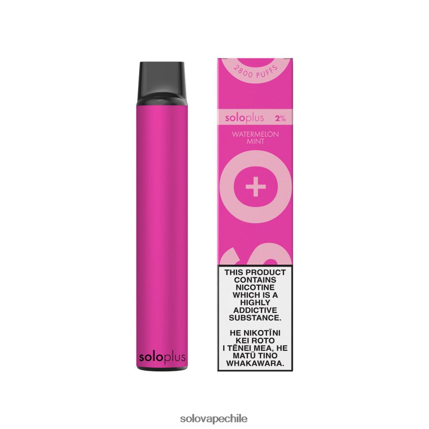Solo Plus vaporizador desechable sandia menta - Vape Solo Sabores 8F8P0428
