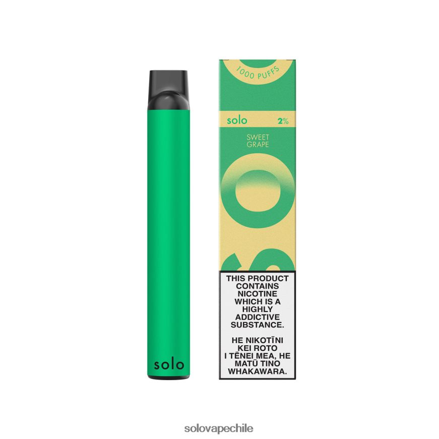 Solo colección paraíso vape desechable uva dulce - Vape Solo Sabores 8F8P0420