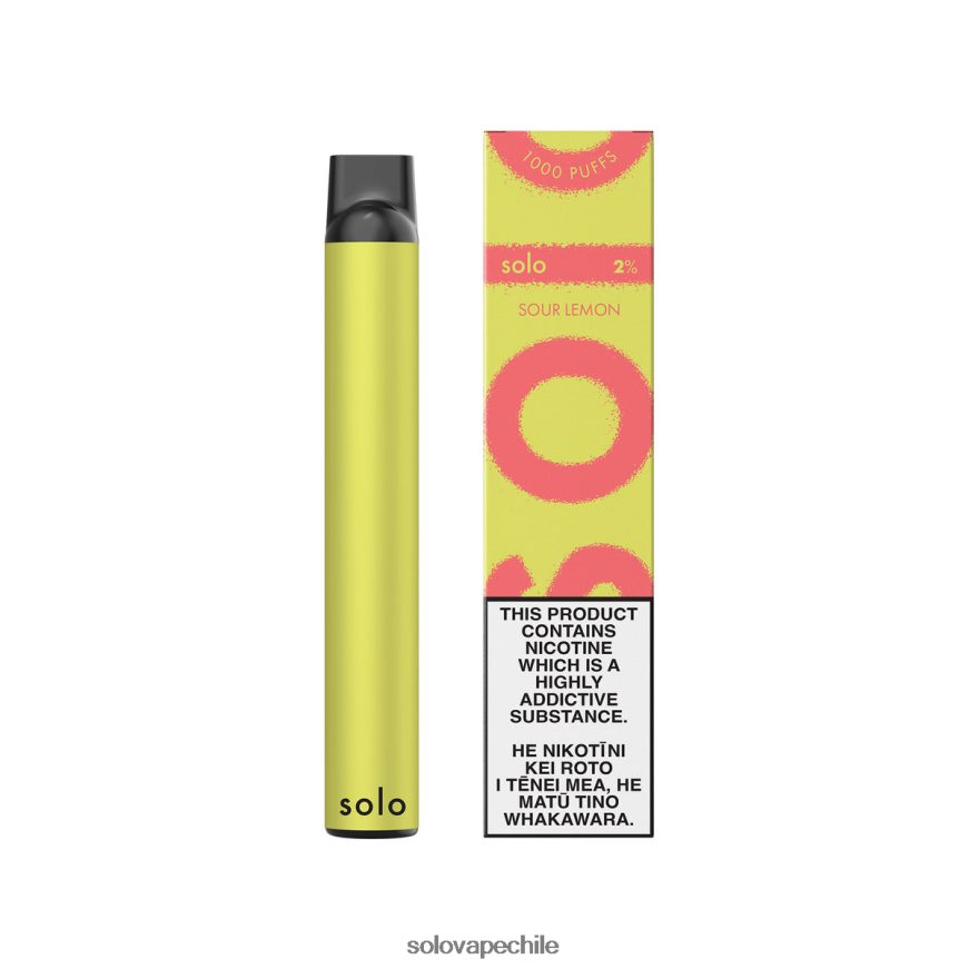 Solo vaporizador desechable limón agrio - Vape Solo Sabores 8F8P0412