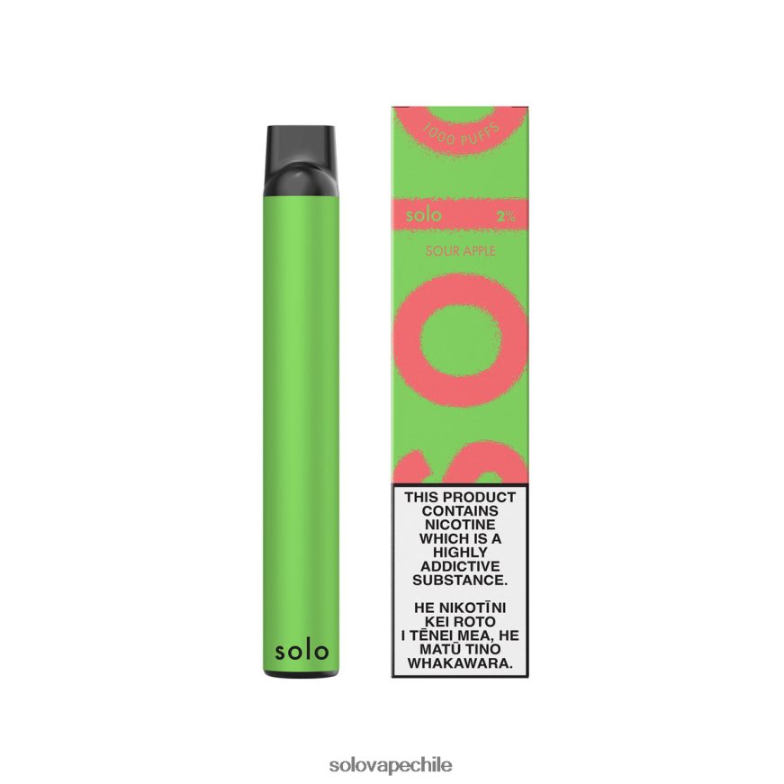 Solo vaporizador desechable manzana agria - Solo Vape Near Me 8F8P045