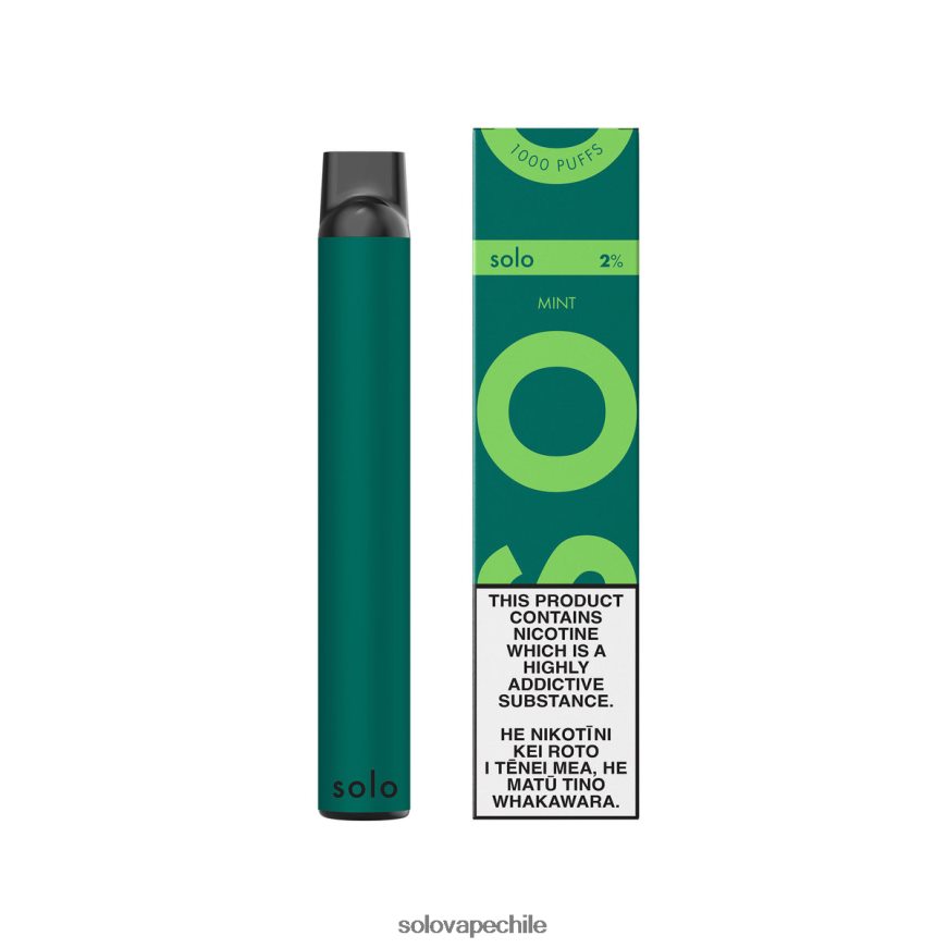Solo vaporizador desechable menta - Vape Solo Sabores 8F8P041