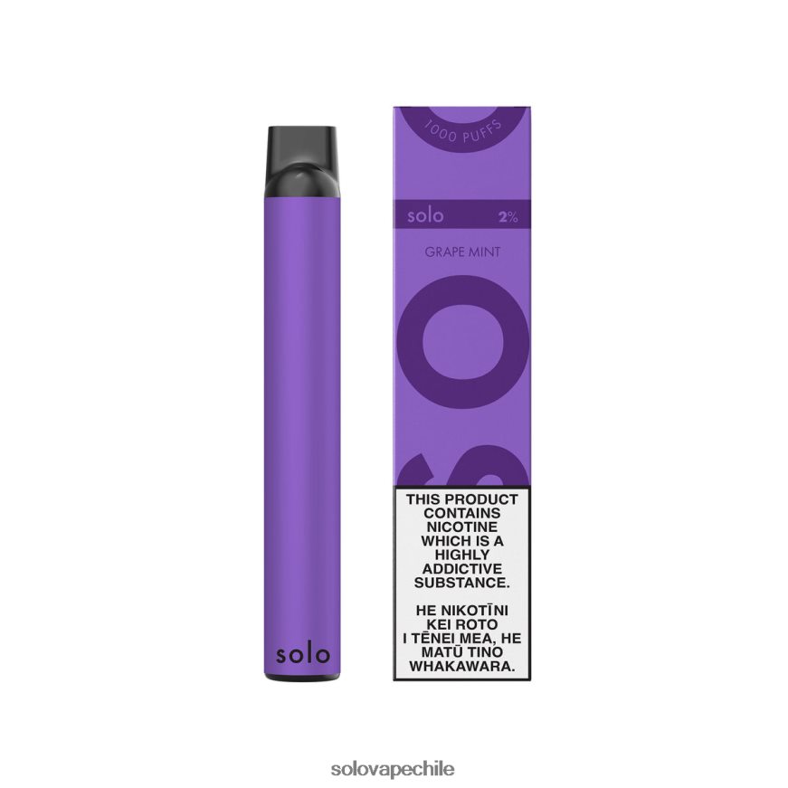 Solo vaporizador desechable menta de uva - Solo E Cigarette 8F8P047