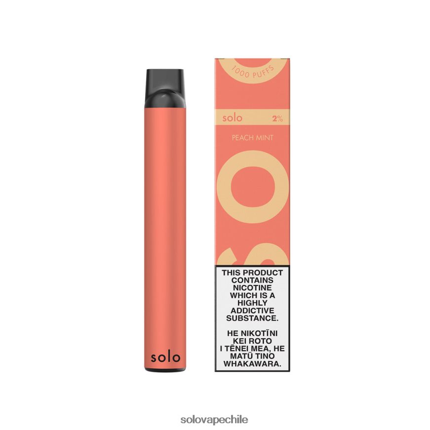 Solo vaporizador desechable menta durazno - Solo Vape Price 8F8P046
